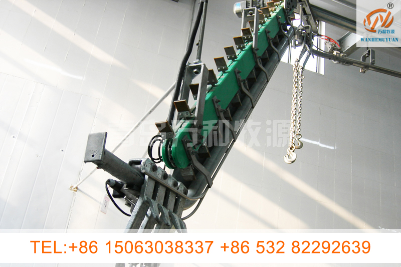 Bleeding pulley return air descent machine